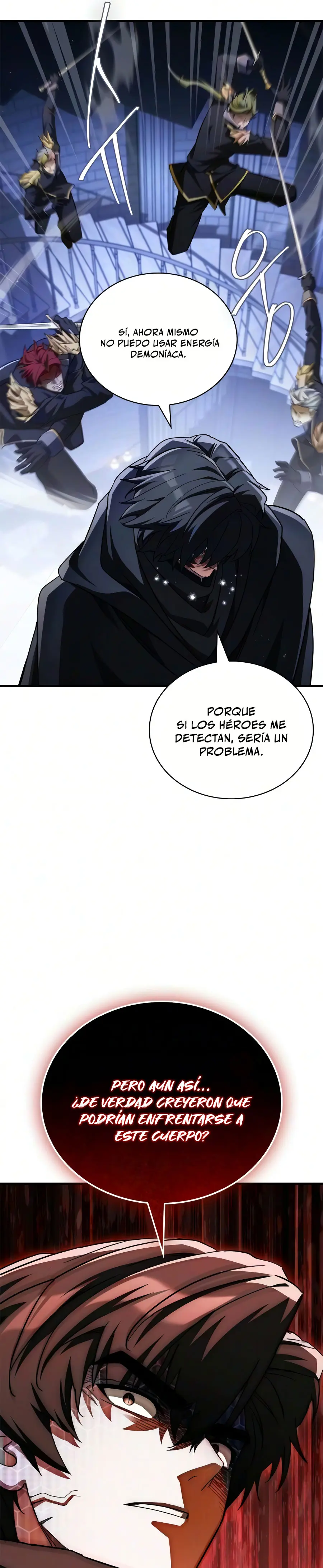 El Rey Demonio Abrumado por Héroes capítulo 30, página 35