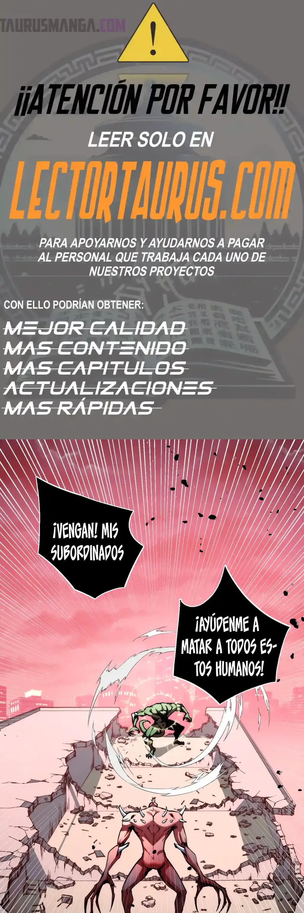 Emperador del Apocalipsis: Con mi Estandarte Convocaré a todas Mis Discípulas capítulo 9, página 1