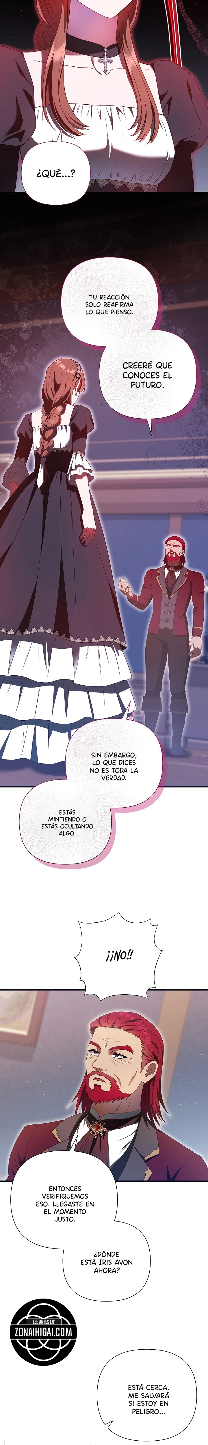 Es un gran problema porque el padre del protagonista es muy lindo capítulo 77, página 14