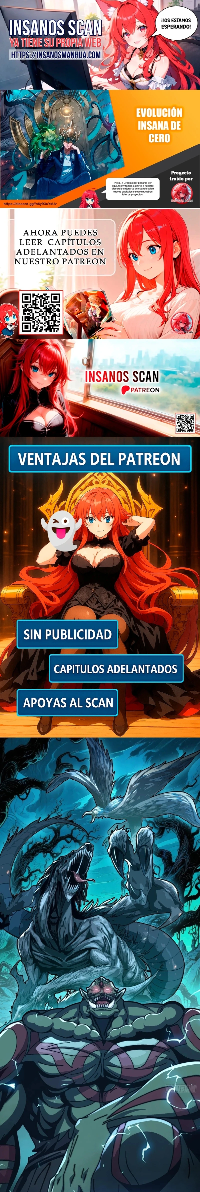 Evolución insana de cero capítulo 37, página 1