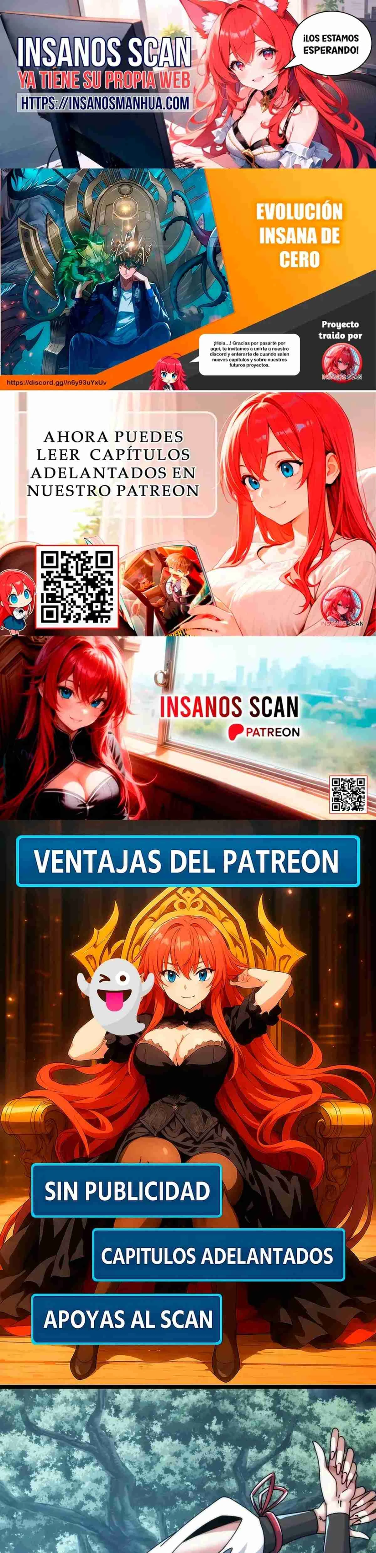 Evolución insana de cero capítulo 44, página 1