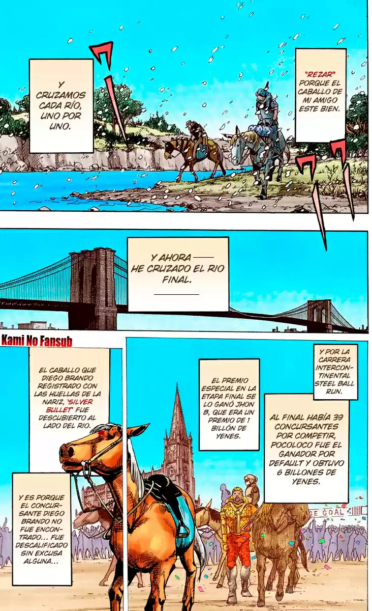 JoJo’s Bizarre Adventure – Parte 7: Steel Ball Run capítulo 95.5, página 28