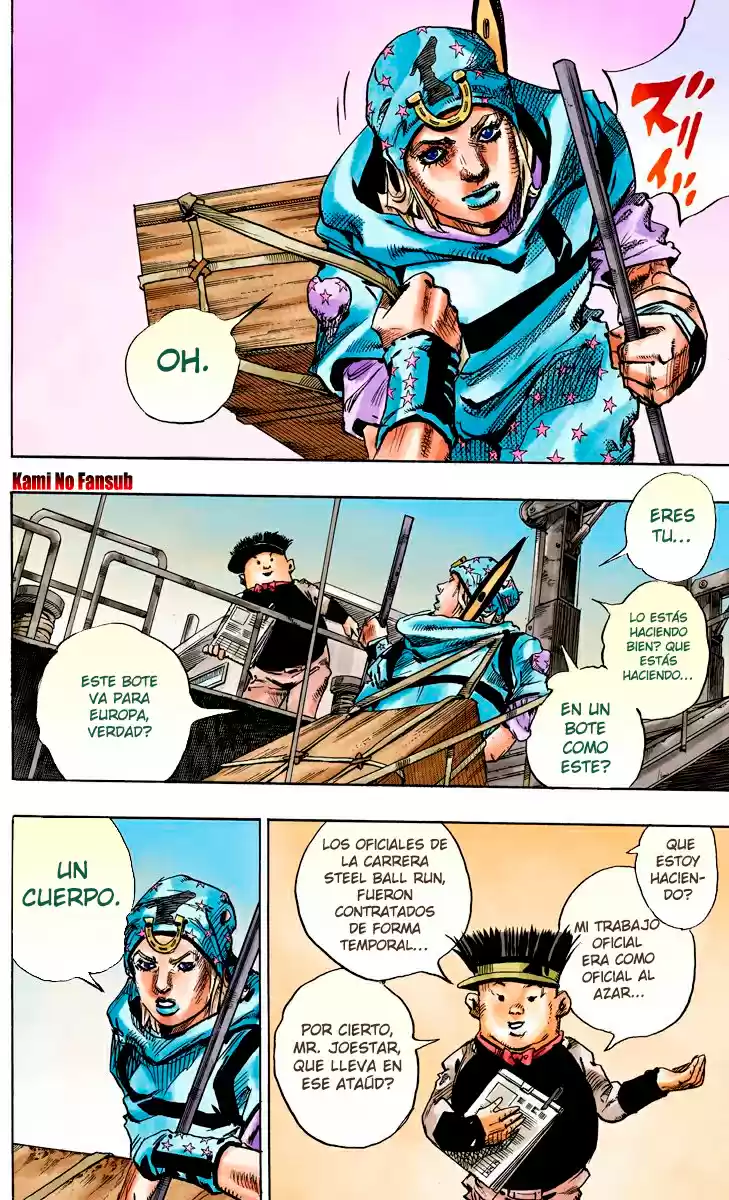 JoJo’s Bizarre Adventure – Parte 7: Steel Ball Run capítulo 95.5, página 35