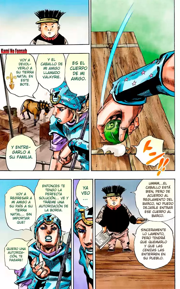 JoJo’s Bizarre Adventure – Parte 7: Steel Ball Run capítulo 95.5, página 36