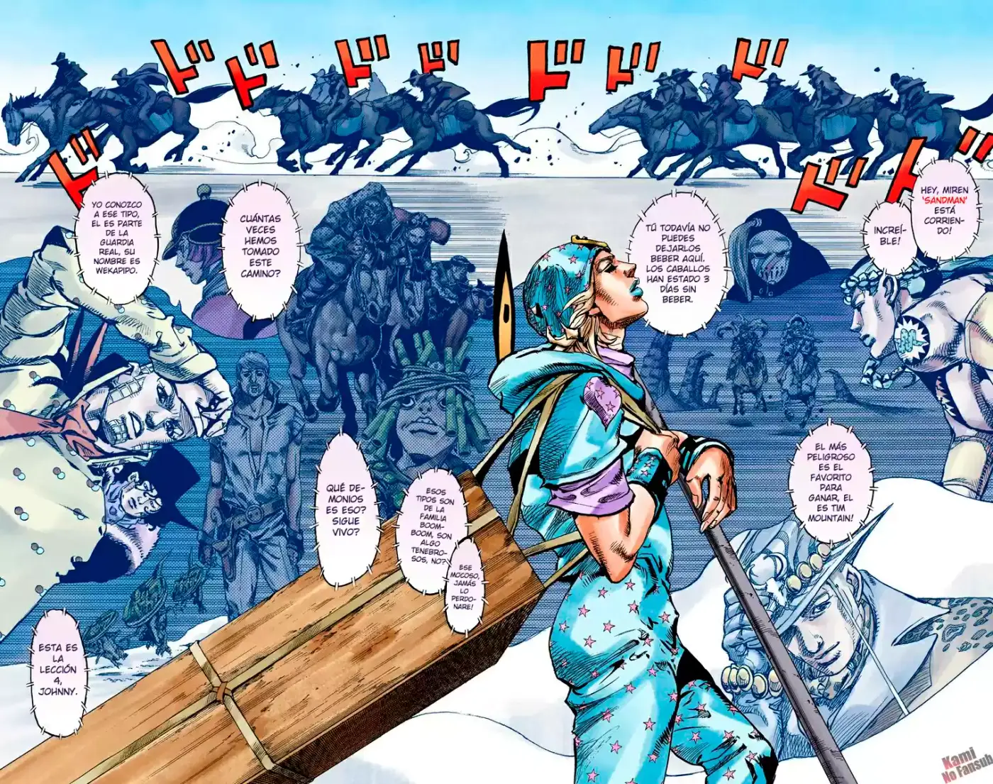 JoJo’s Bizarre Adventure – Parte 7: Steel Ball Run capítulo 95.5, página 39