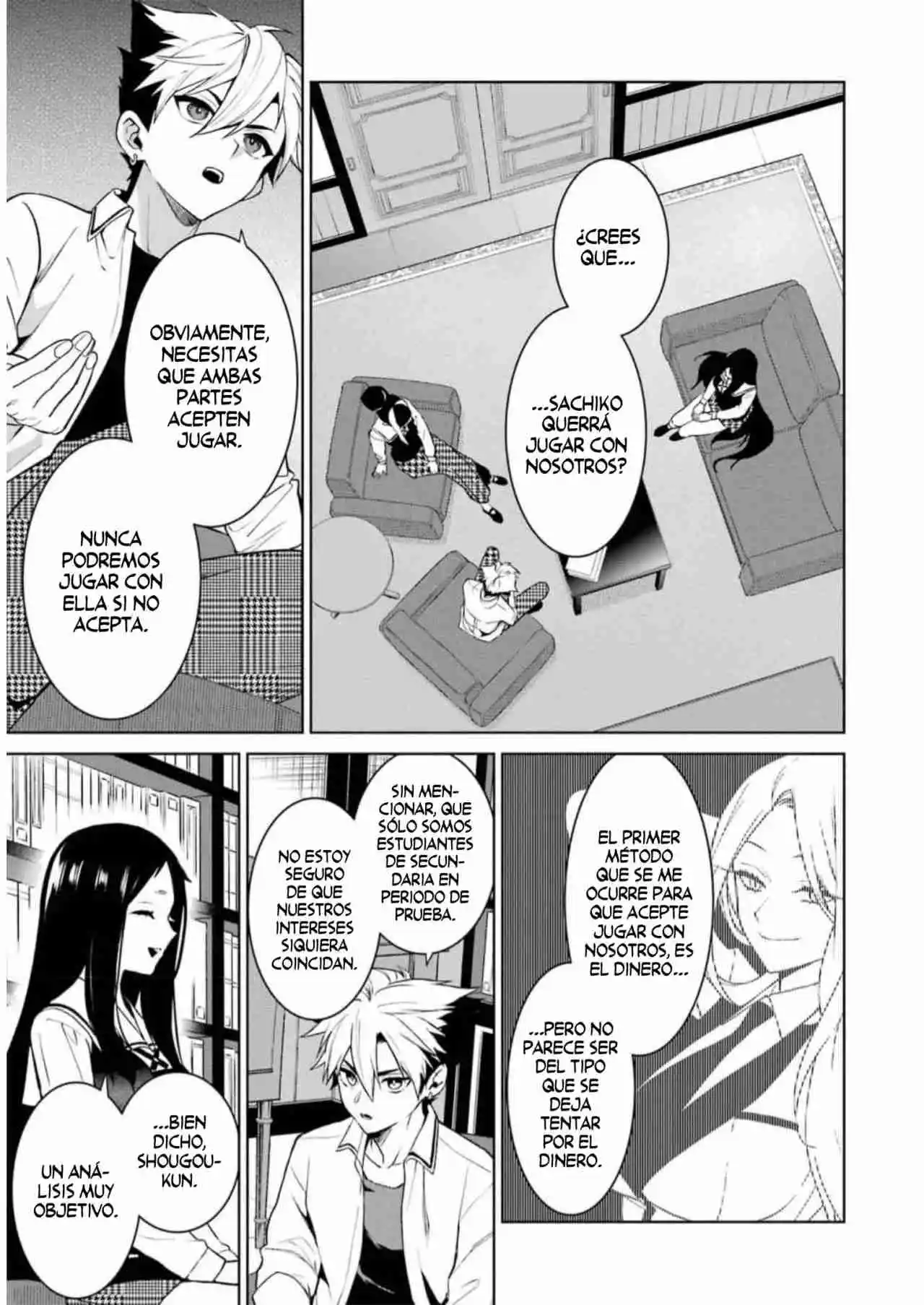 Kakegurui Twin capítulo 76, página 9