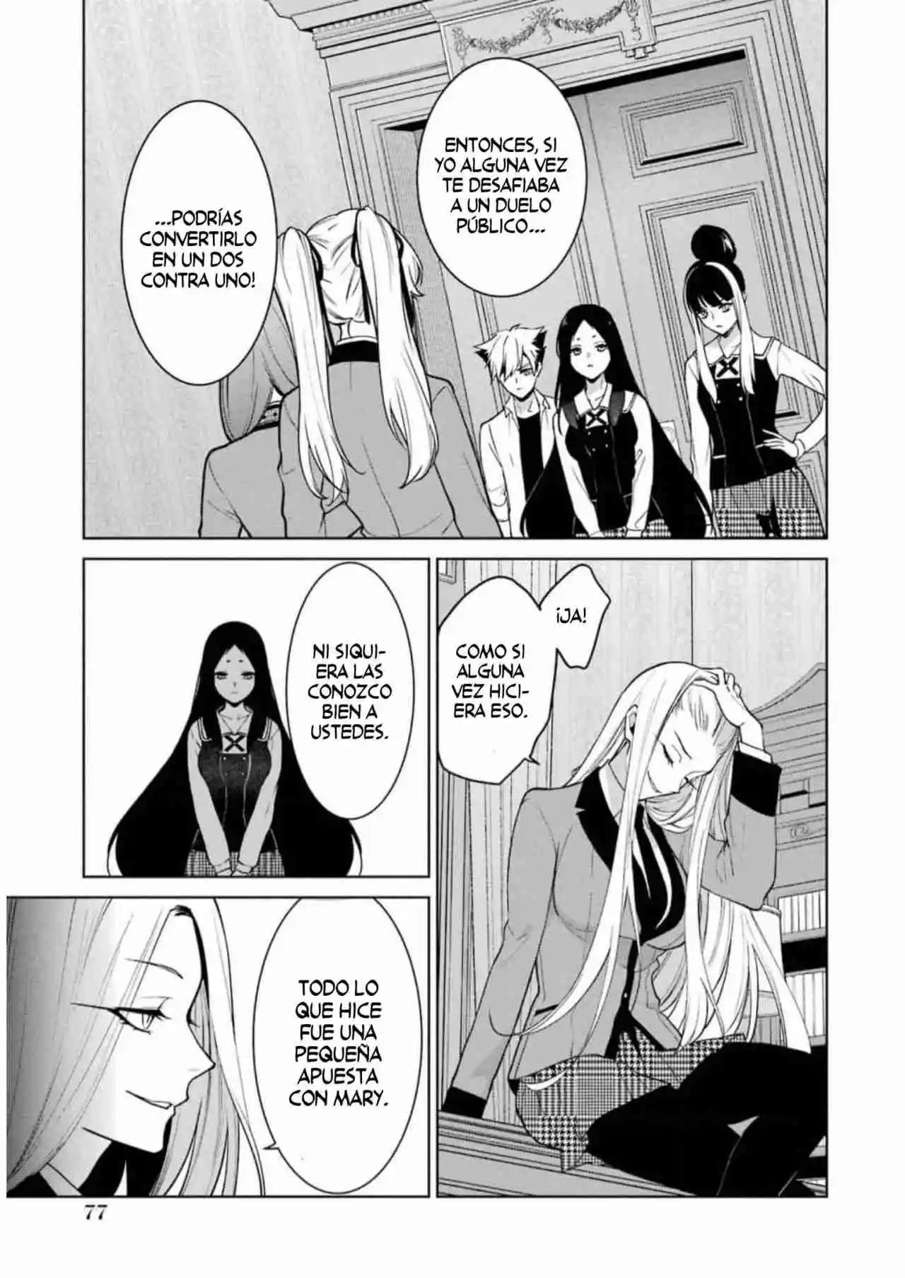 Kakegurui Twin capítulo 77, página 8