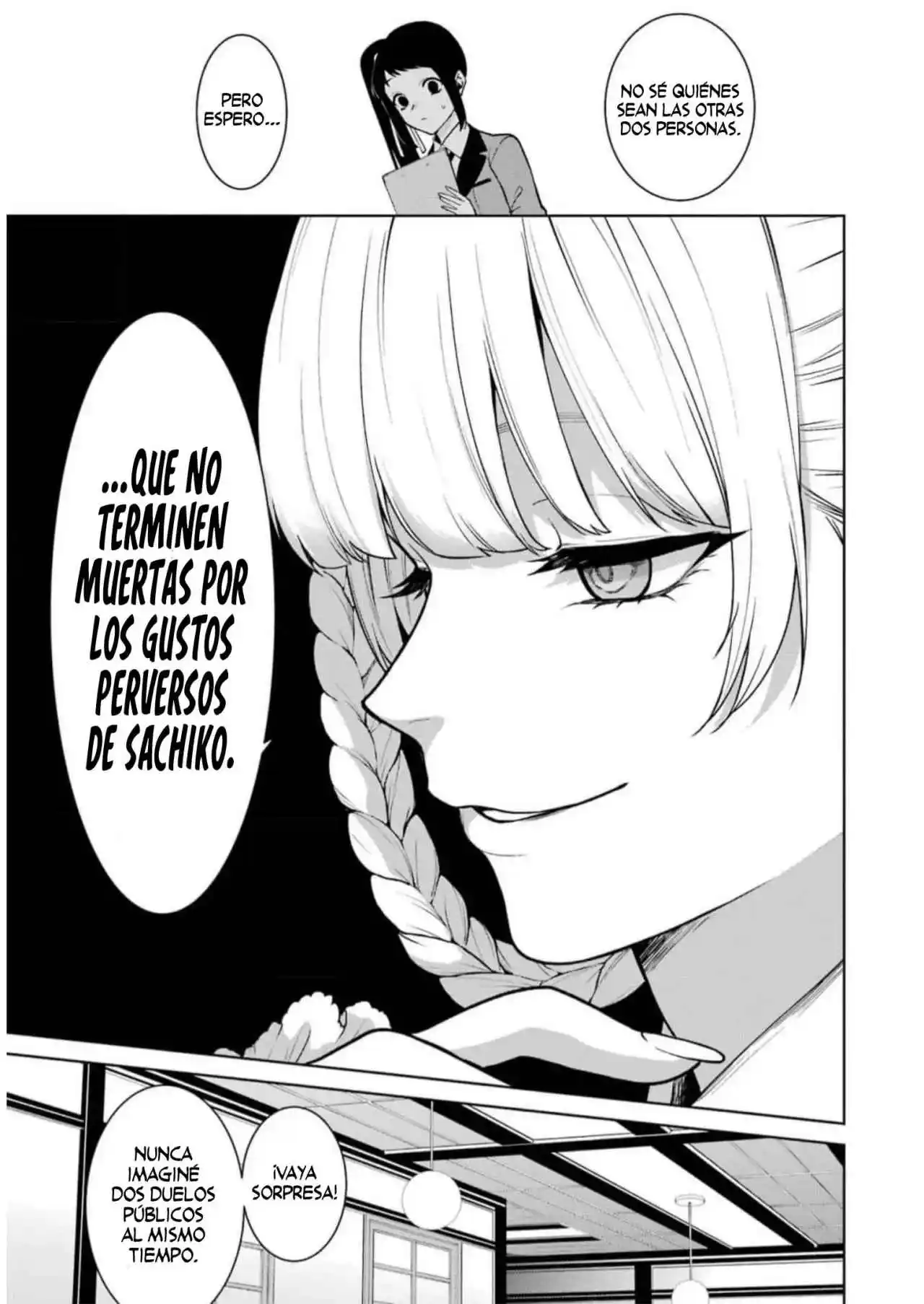 Kakegurui Twin capítulo 77, página 22