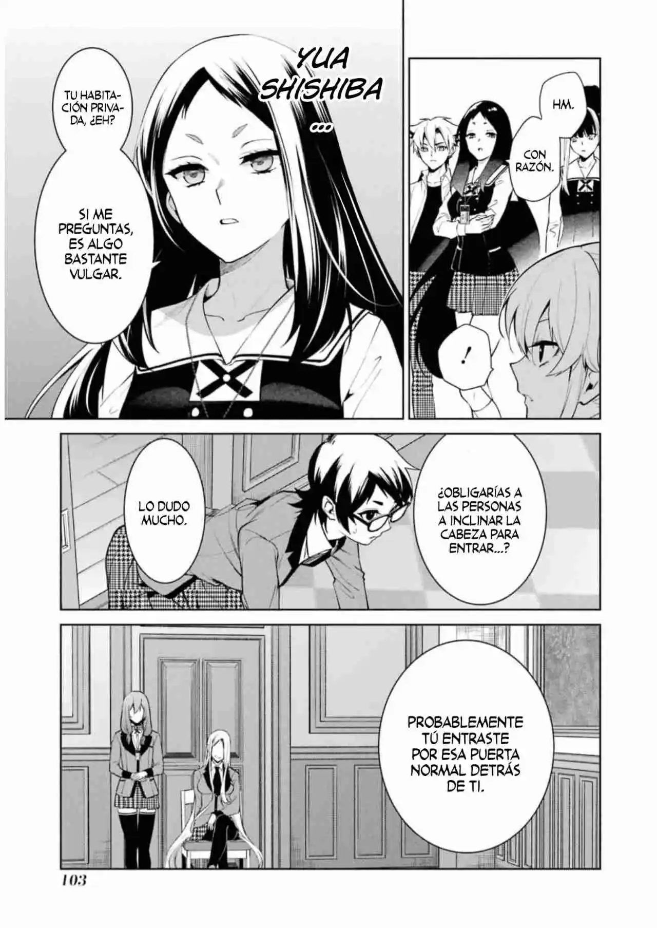 Kakegurui Twin capítulo 78, página 6