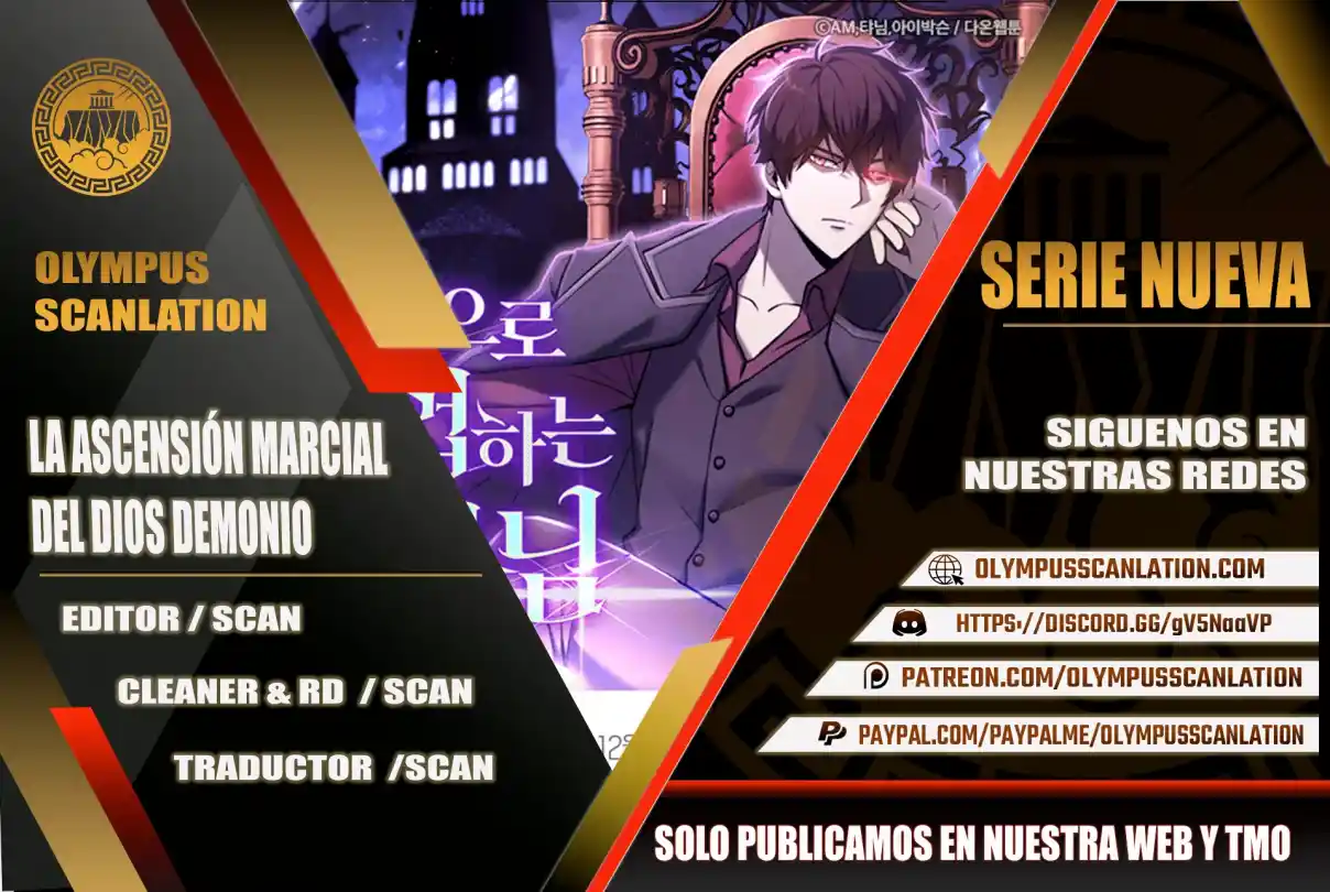 La Ascensión Marcial del Dios Demonio capítulo 01, página 1