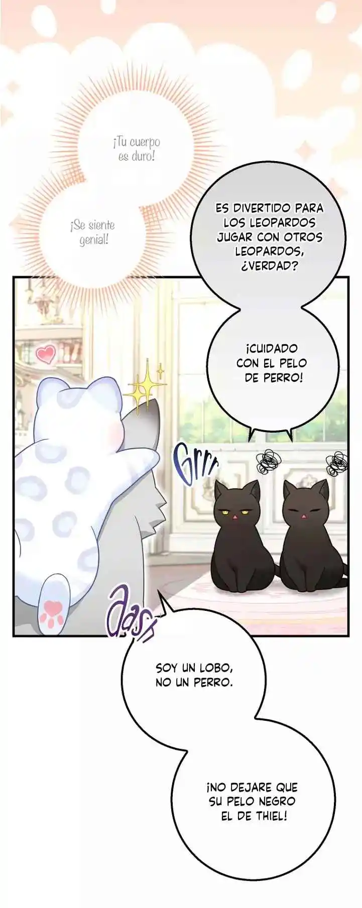 La Bebe Leopardo De Las Nieves De La Familia De Leopardos Negros capítulo 37.5, página 6