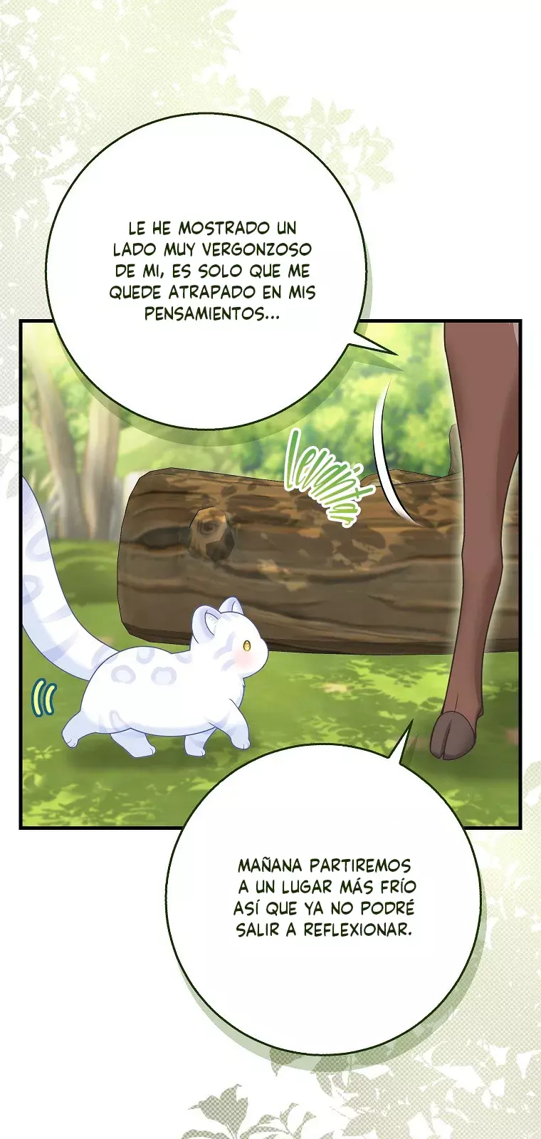 La Bebe Leopardo De Las Nieves De La Familia De Leopardos Negros capítulo 48.5, página 7