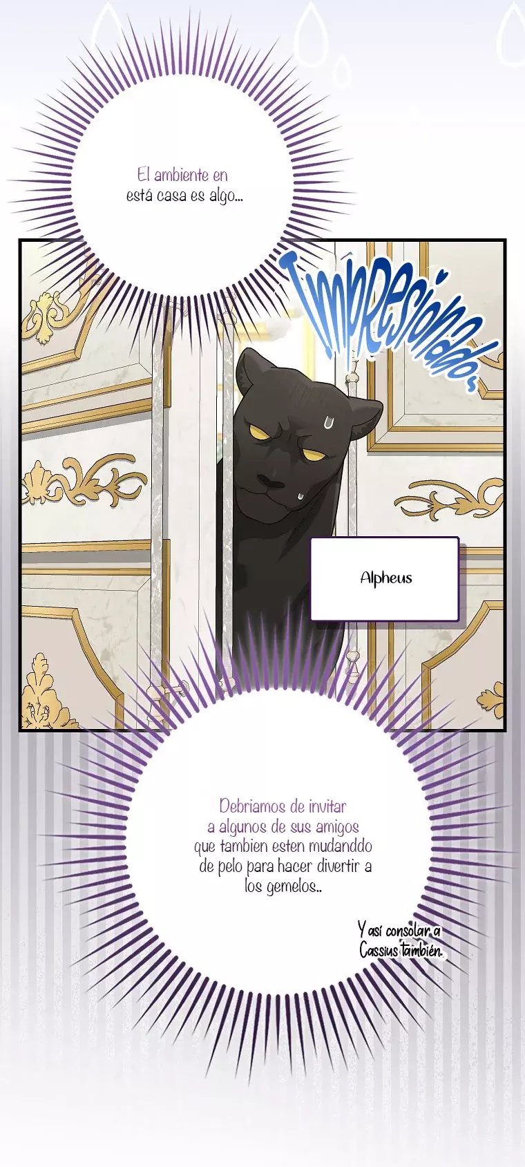 La Bebe Leopardo De Las Nieves De La Familia De Leopardos Negros capítulo 52.5, página 8