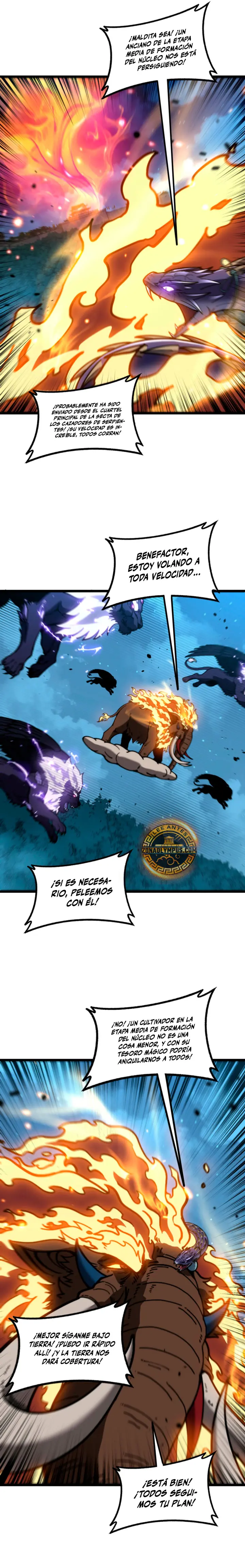 La evolución de la serpiente inmortal capítulo 76, página 9