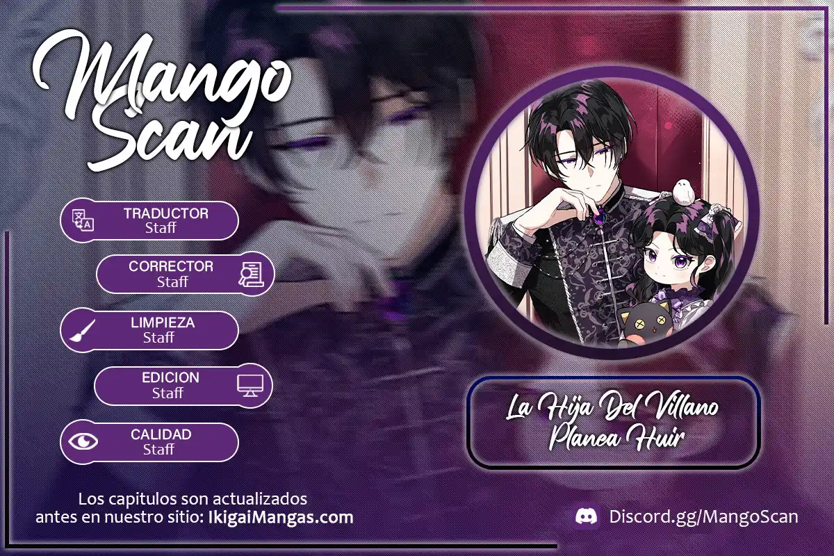 La Hija Del Villano Planea Huir capítulo 8, página 1