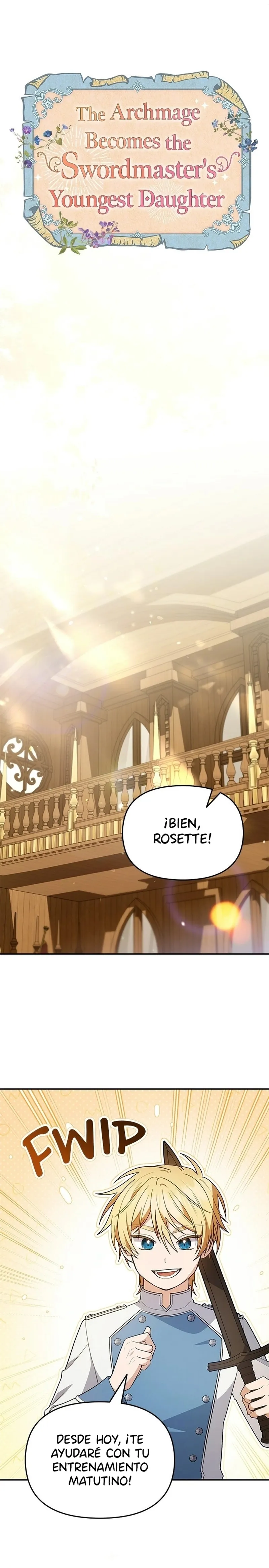 La hija menor de la legendaria familia de espadas y magia capítulo 10, página 19