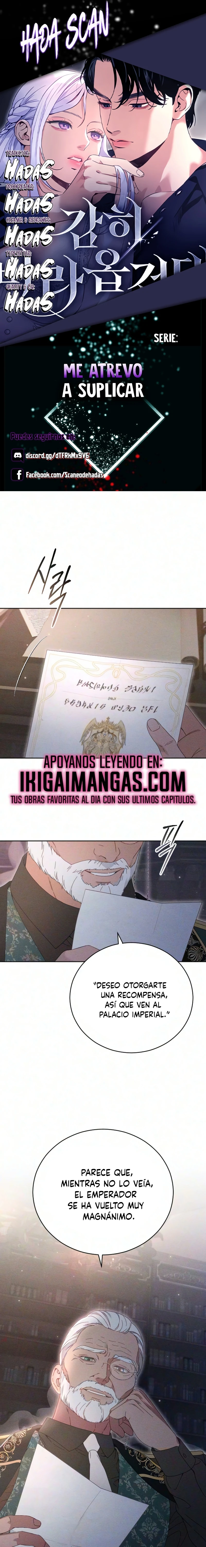 Me Atrevo A Suplicar capítulo 46, página 1