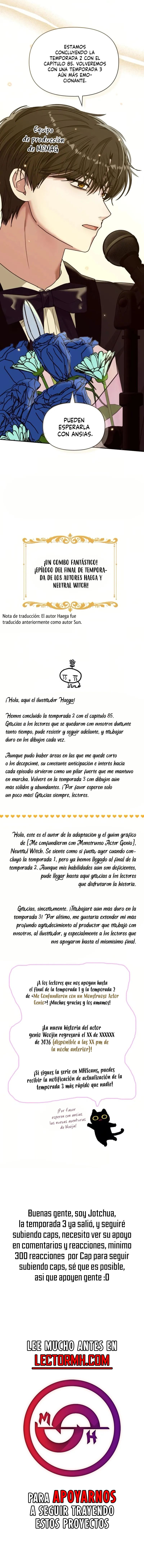 Me Confundieron con un Monstruoso Actor Genio capítulo 85, página 14