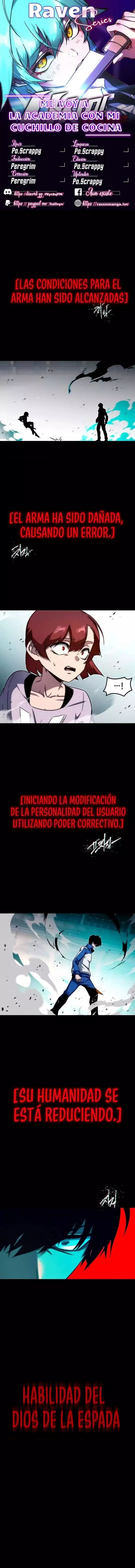 Me voy a la academia con mi cuchillo de cocina capítulo 10, página 1