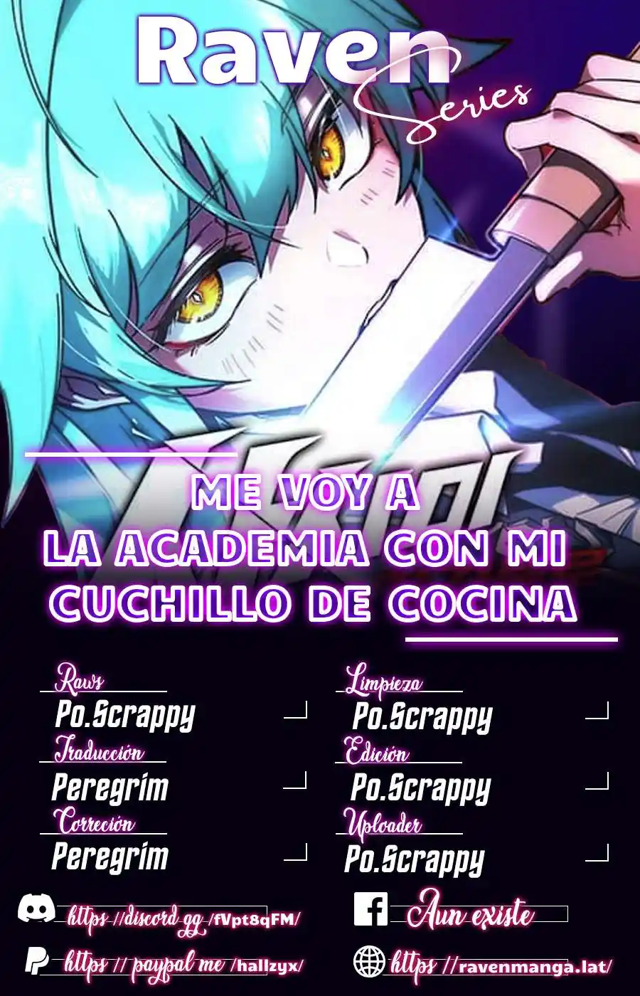 Me voy a la academia con mi cuchillo de cocina capítulo 20, página 1