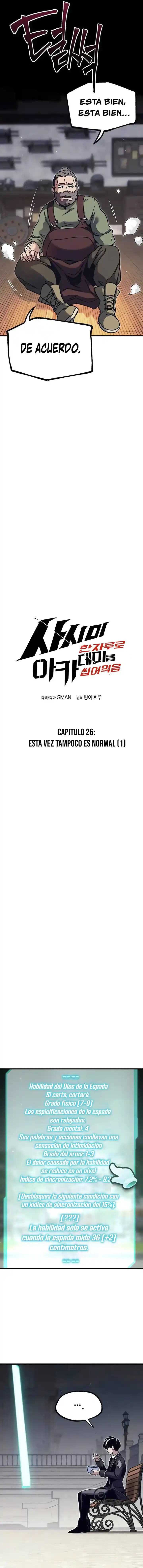 Me voy a la academia con mi cuchillo de cocina capítulo 26, página 8