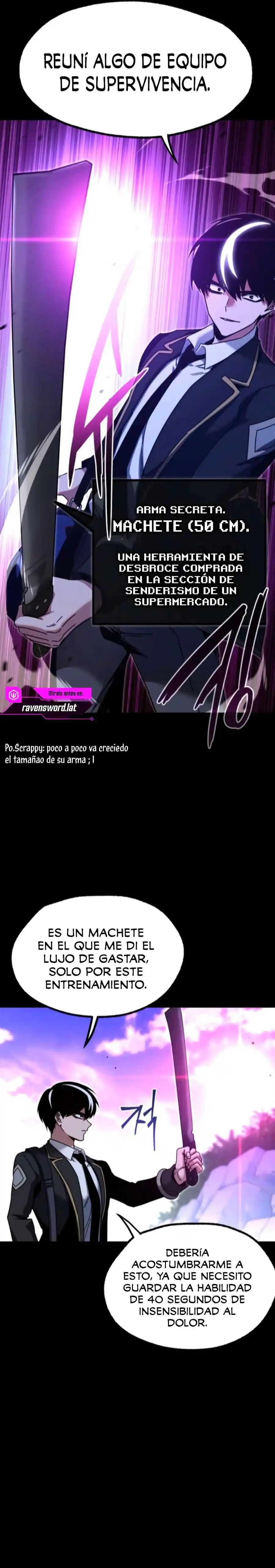 Me voy a la academia con mi cuchillo de cocina capítulo 41, página 3