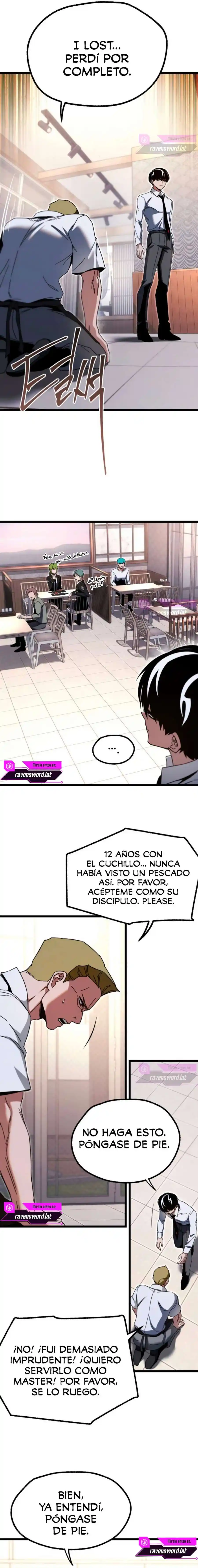 Me voy a la academia con mi cuchillo de cocina capítulo 54, página 6