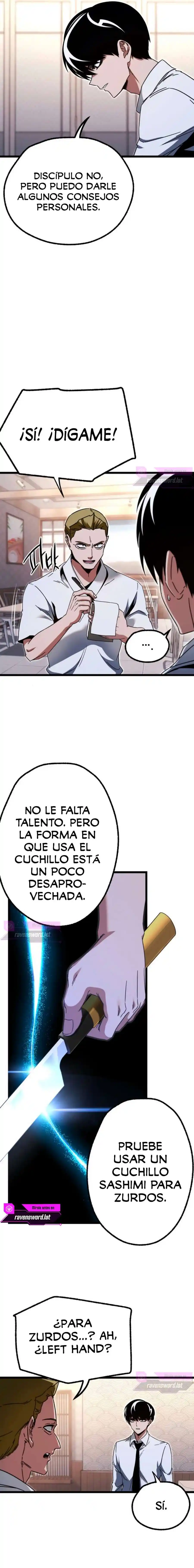 Me voy a la academia con mi cuchillo de cocina capítulo 54, página 7