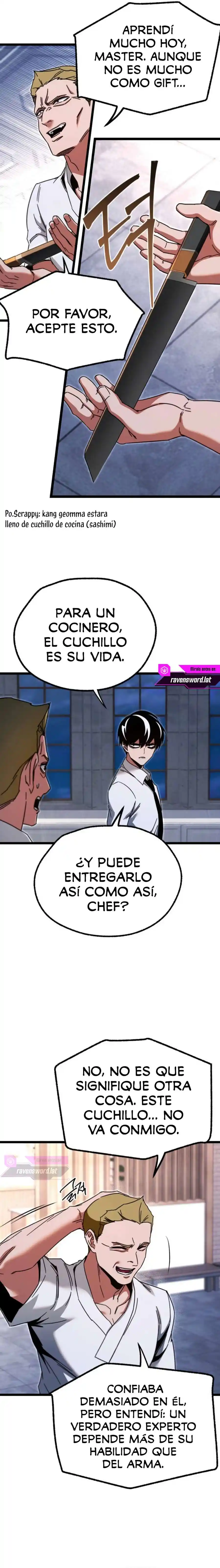 Me voy a la academia con mi cuchillo de cocina capítulo 54, página 20
