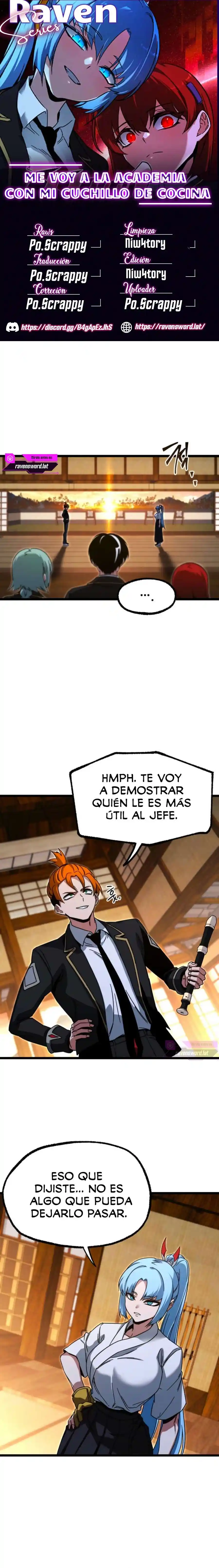 Me voy a la academia con mi cuchillo de cocina capítulo 56, página 1