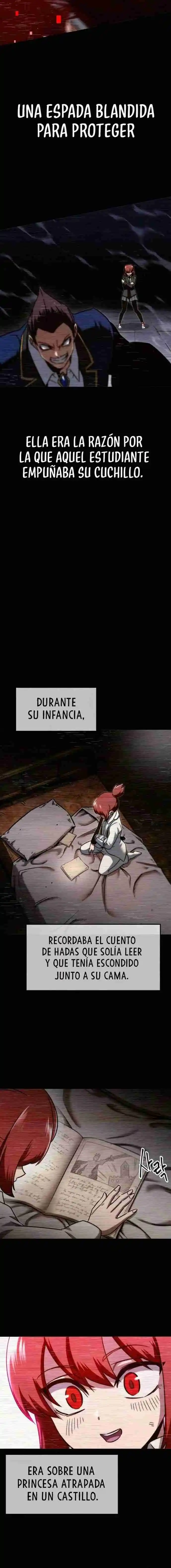 Me voy a la academia con mi cuchillo de cocina capítulo 6, página 8