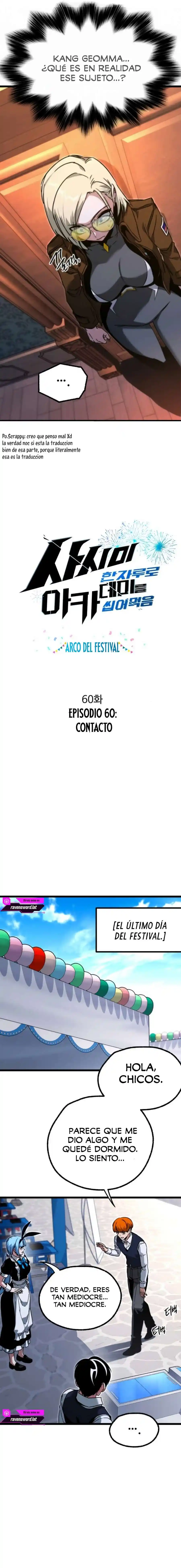 Me voy a la academia con mi cuchillo de cocina capítulo 60, página 7