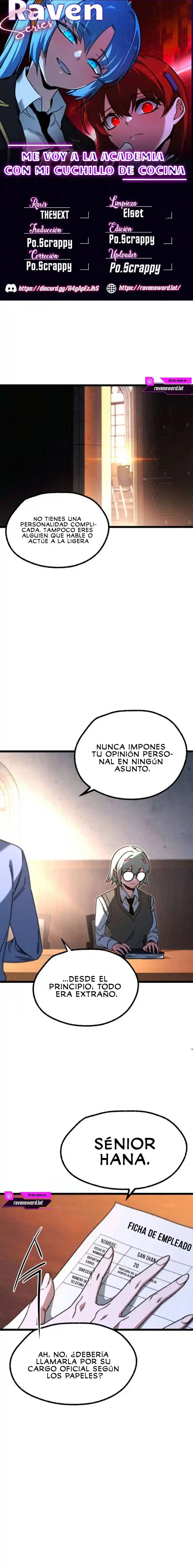 Me voy a la academia con mi cuchillo de cocina capítulo 64, página 1
