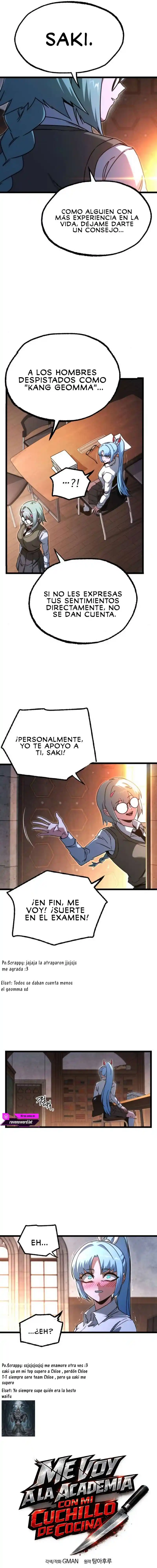 Me voy a la academia con mi cuchillo de cocina capítulo 64, página 5