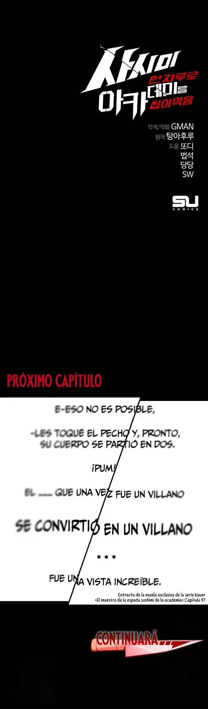 Me voy a la academia con mi cuchillo de cocina capítulo 67, página 13