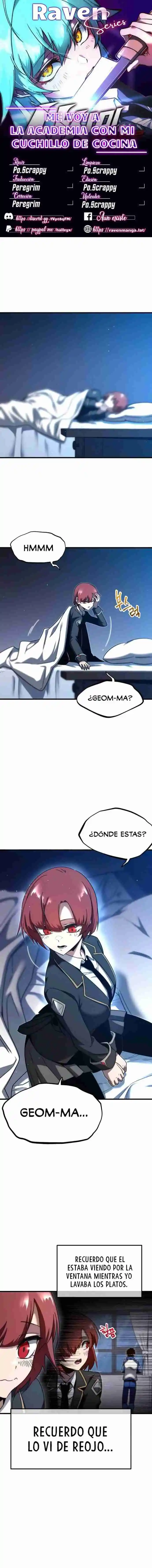 Me voy a la academia con mi cuchillo de cocina capítulo 7, página 1