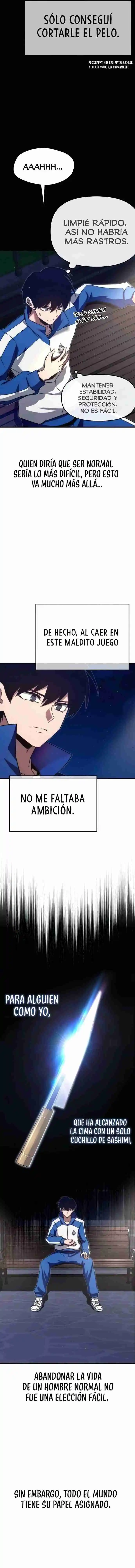 Me voy a la academia con mi cuchillo de cocina capítulo 7, página 8