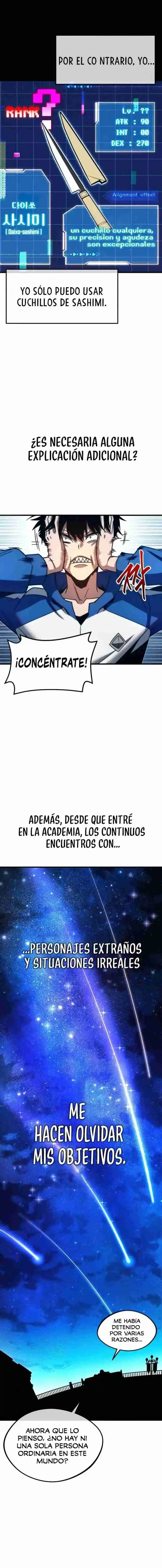 Me voy a la academia con mi cuchillo de cocina capítulo 7, página 10