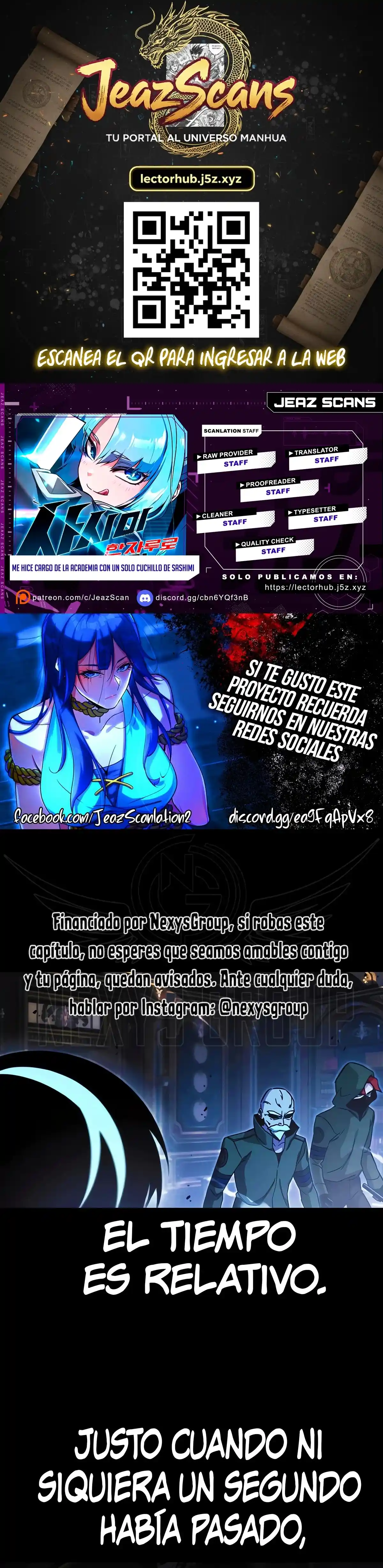 Me voy a la academia con mi cuchillo de cocina capítulo 75, página 1