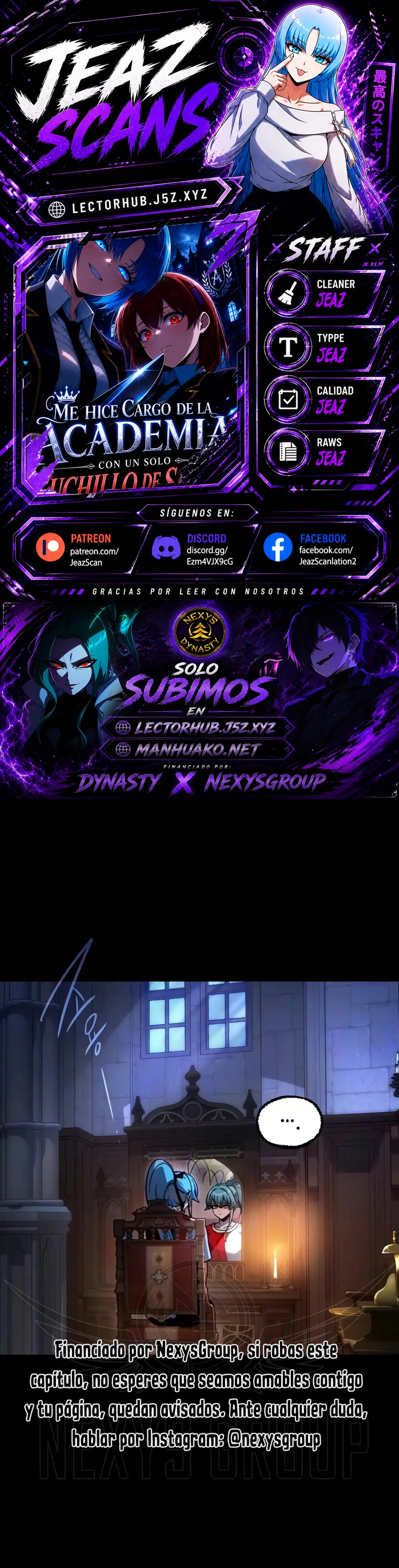 Me voy a la academia con mi cuchillo de cocina capítulo 79, página 1