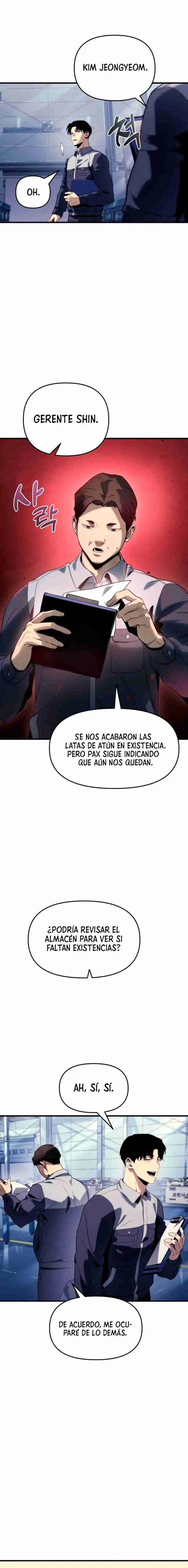 Oculto el centro de logística en el apocalipsis capítulo 1, página 9