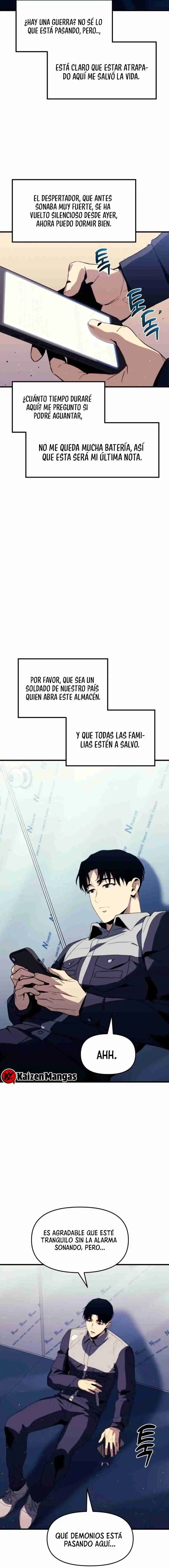 Oculto el centro de logística en el apocalipsis capítulo 1, página 20