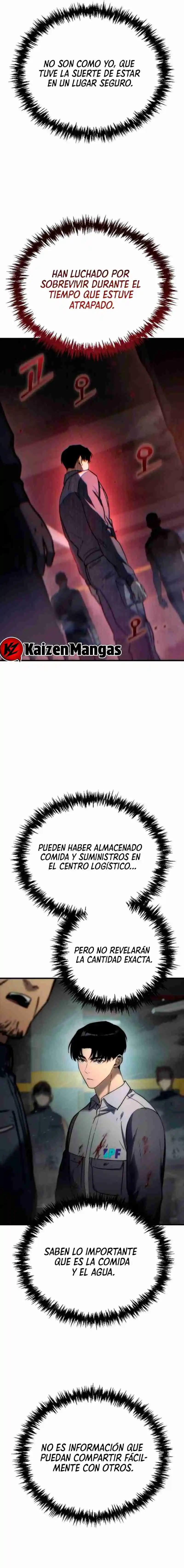 Oculto el centro de logística en el apocalipsis capítulo 4, página 14