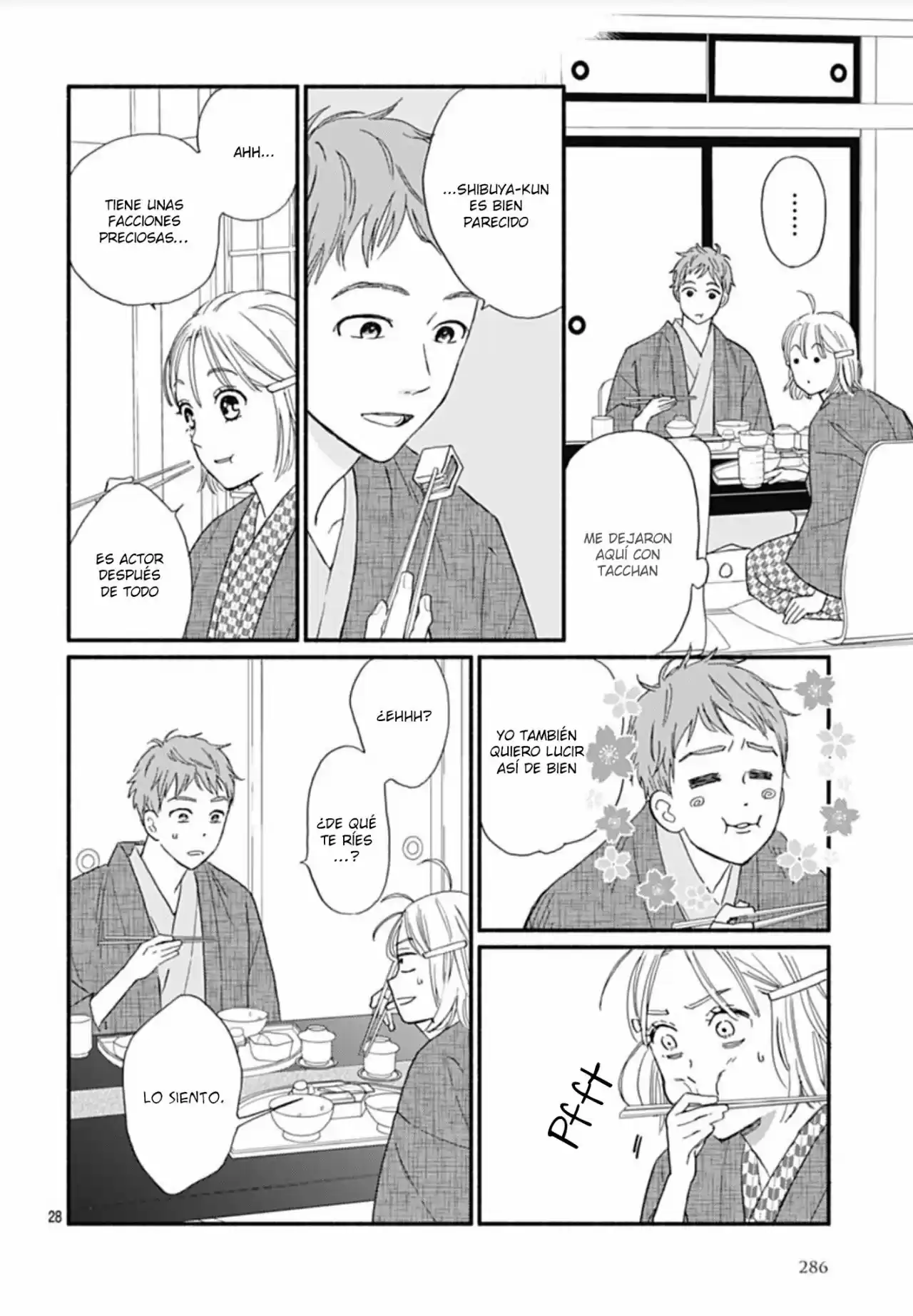 Omukae Shibuya-kun capítulo 12, página 28