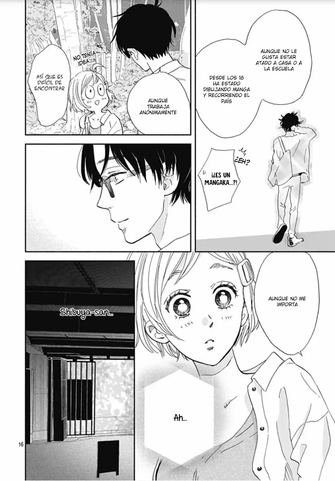 Omukae Shibuya-kun capítulo 17, página 18