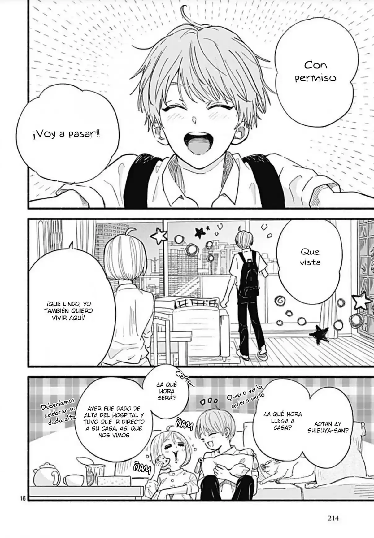 Omukae Shibuya-kun capítulo 24, página 18