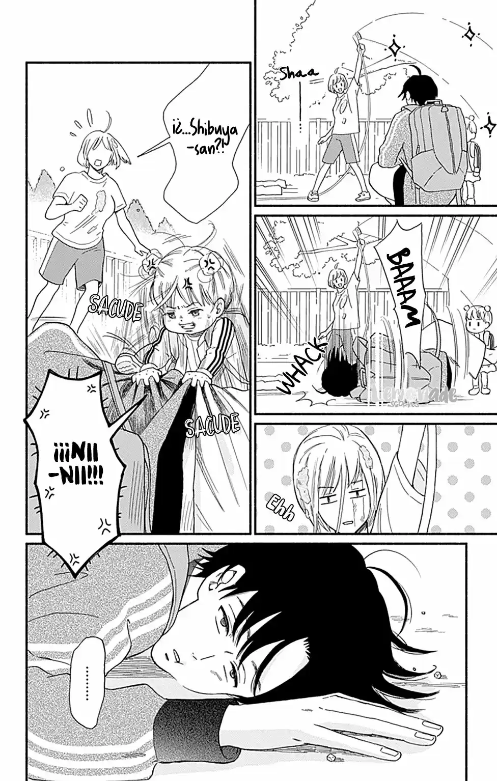 Omukae Shibuya-kun capítulo 3, página 28