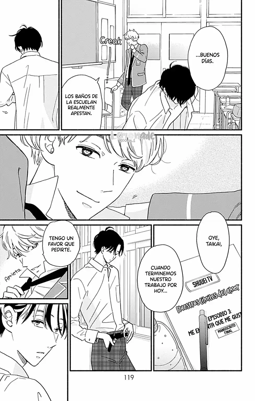 Omukae Shibuya-kun capítulo 3, página 33