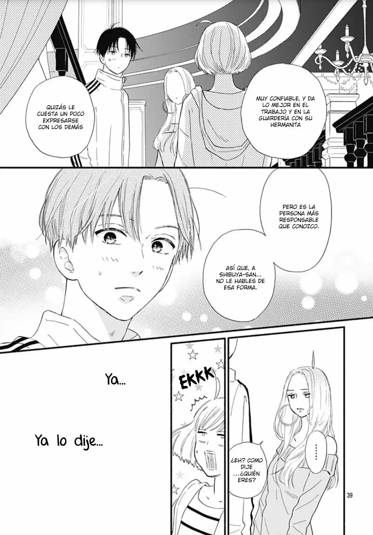 Omukae Shibuya-kun capítulo 8, página 36