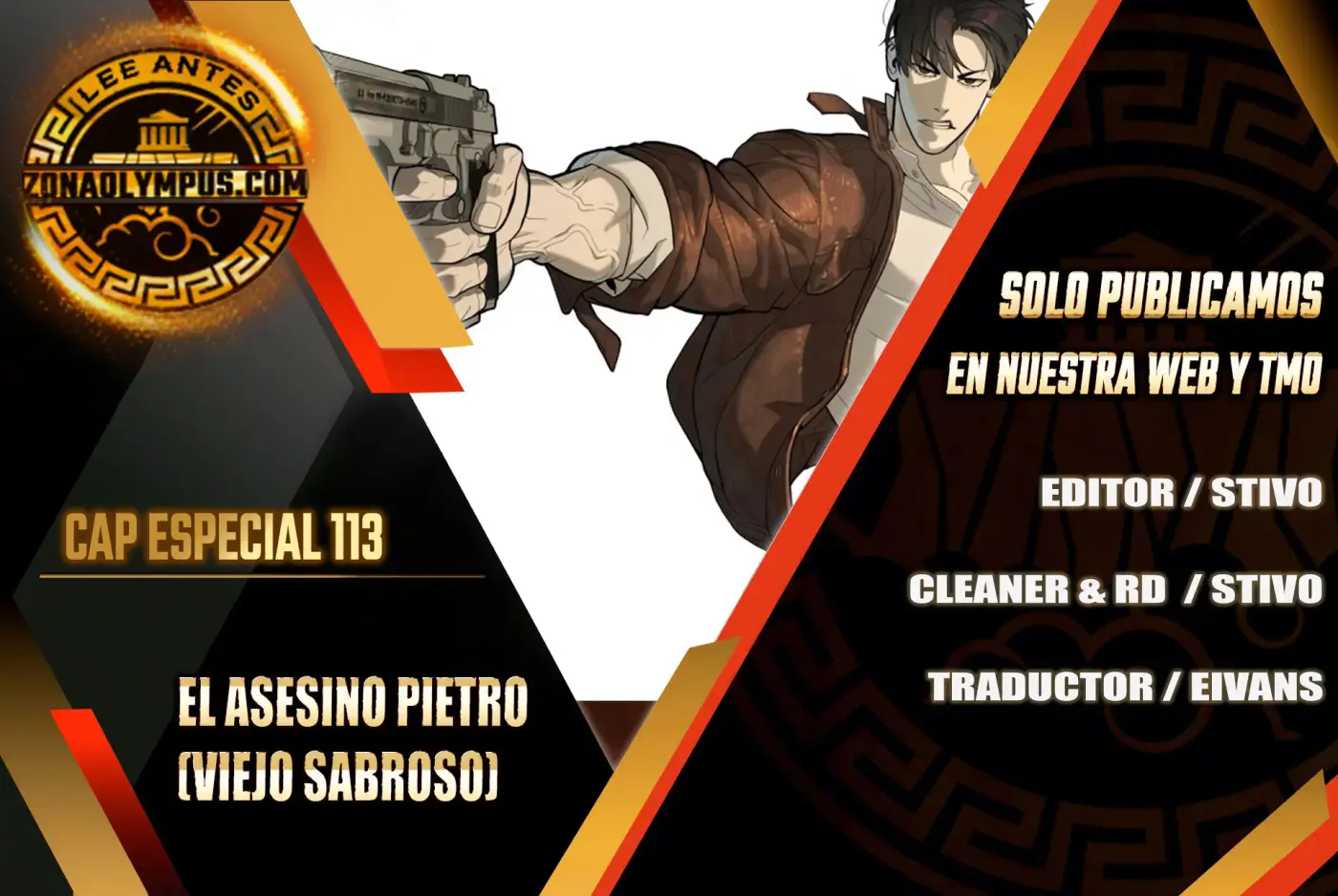 Pedro el Asesino capítulo 113, página 1